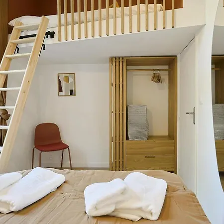 Apartment Le Verrier - T3 6 Pers - Mezzanine - Lille 13 Min
